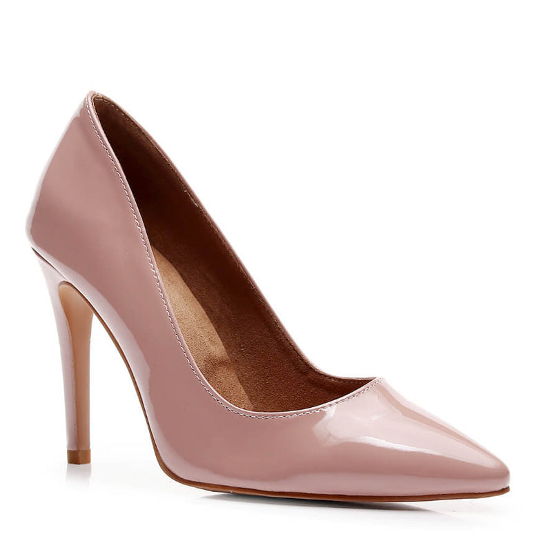 Adira - Latte Vegan Patent - Street Sole