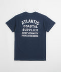 Atlantic Coastal Supplies Boatyard T-Shirt in Navy