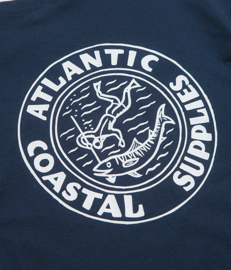 Atlantic Coastal Supplies Diver T-Shirt in Navy