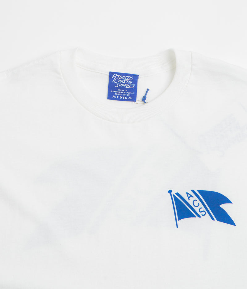 Atlantic Coastal Supplies Flag T-Shirt in White