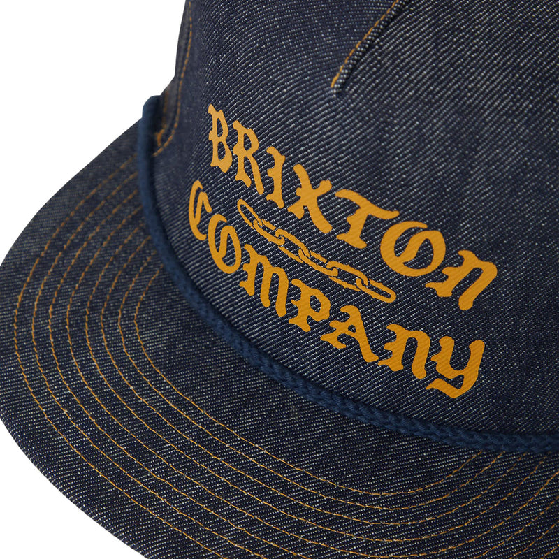 Brixton Chains Netplus HP Trucker Hat - Dark Denim/Navy