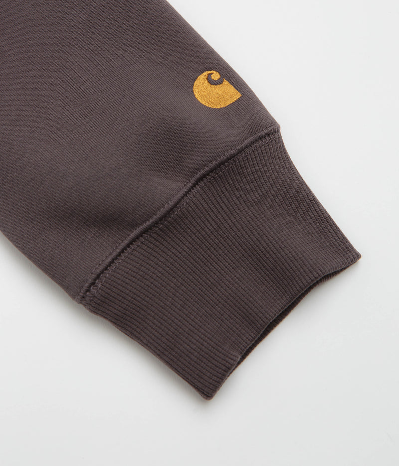 Carhartt Chase Hoodie in Shale and Gold