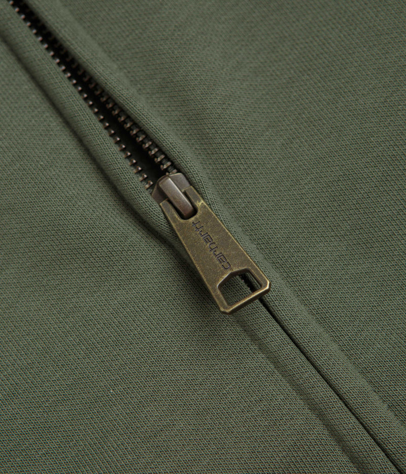 Carhartt Hooded Chase Jacket in Leaf and Gold