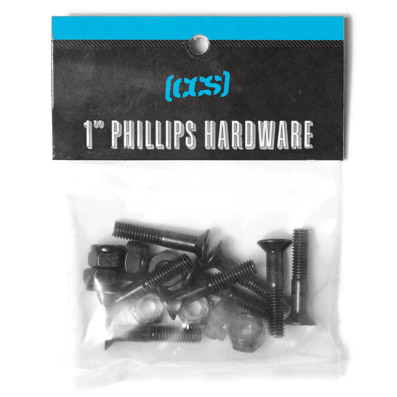 CCS 1" Phillips Hardware - Black