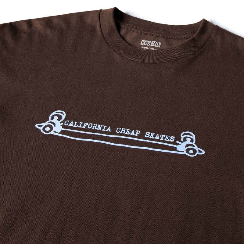 CCS Heritage Cheap Skates T-Shirt - Brown
