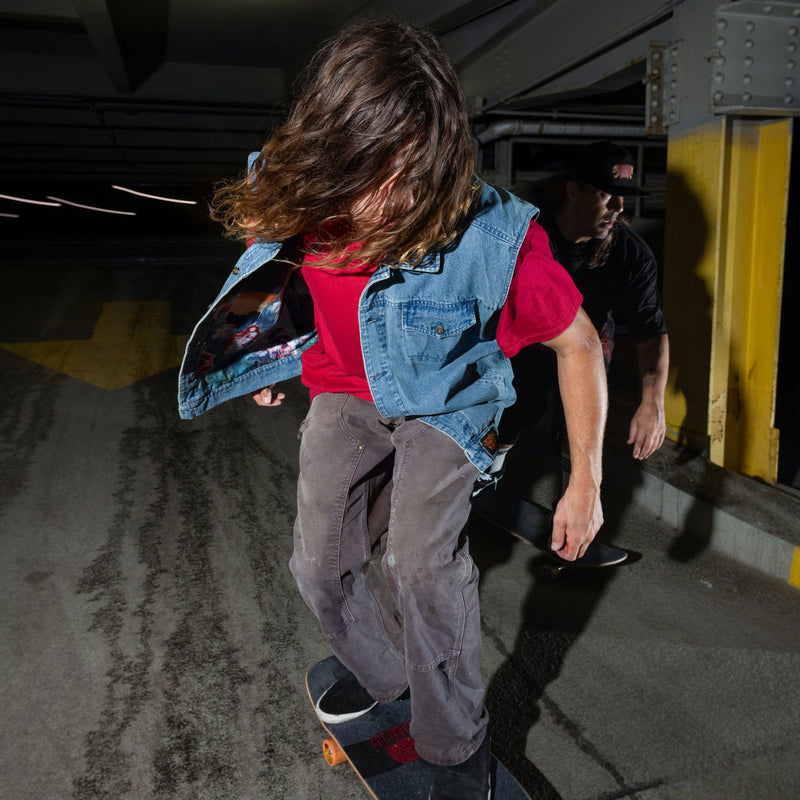 Creature x Cannibal Corpse Denim Vest - Light Denim