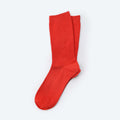 Everyday Cotton Socks in Scarlet