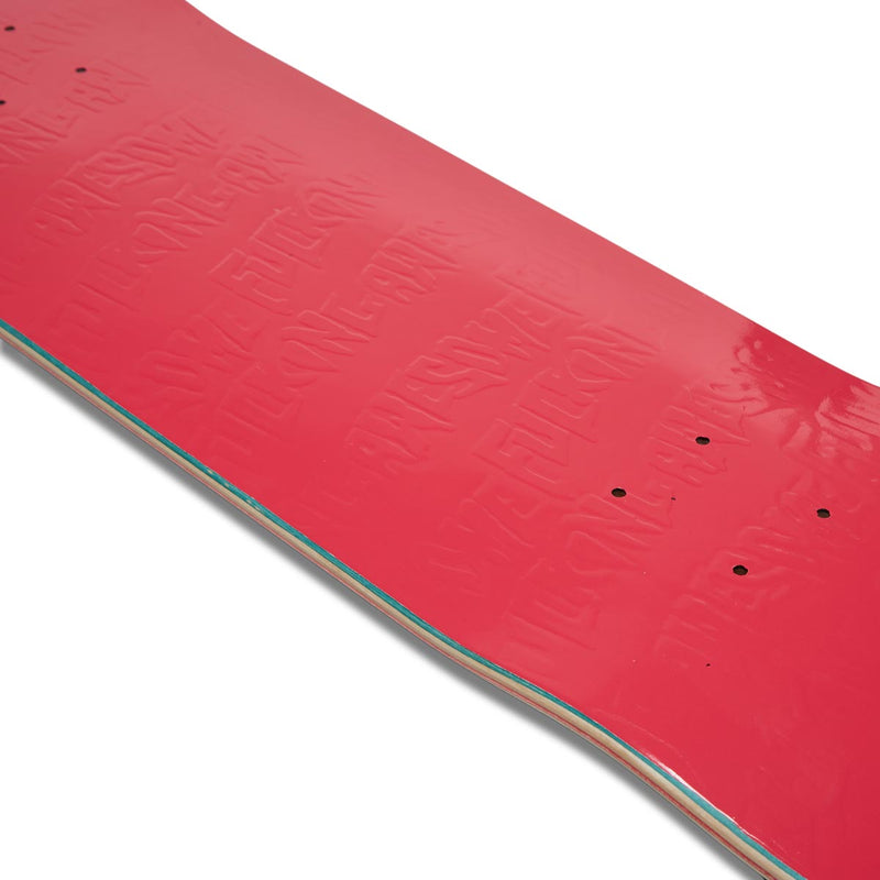 Fucking Awesome Pink Stamp Embossed Skateboard Complete - 8.18"