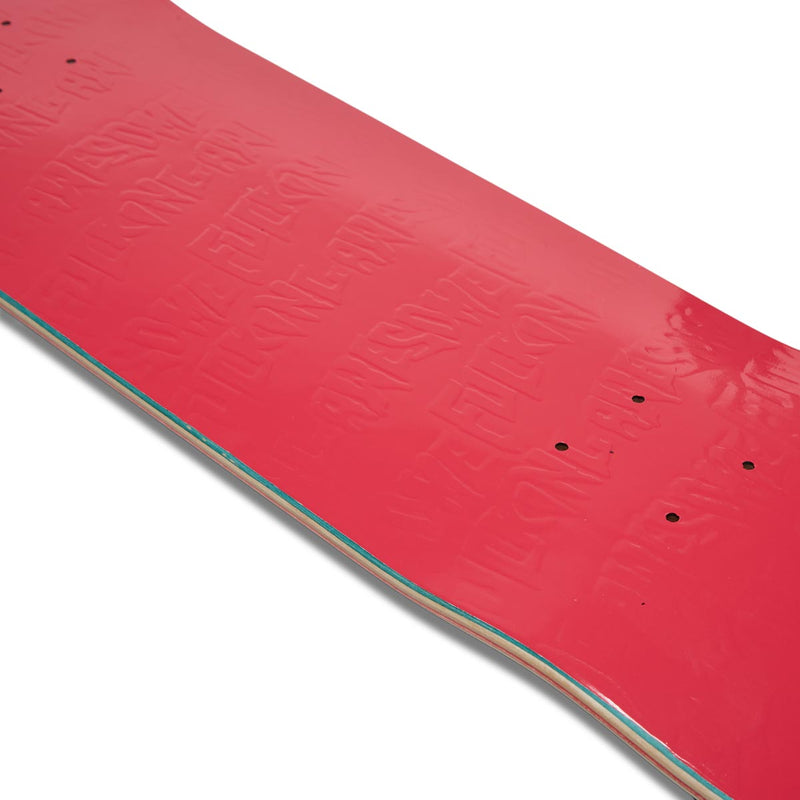 Fucking Awesome Pink Stamp Embossed Skateboard Complete - 8.50"