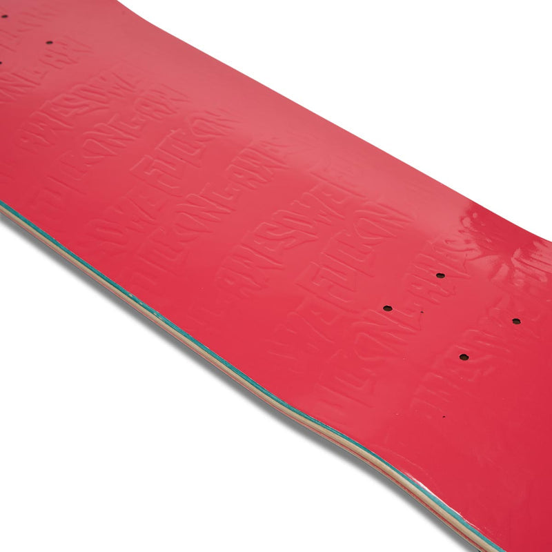 Fucking Awesome Pink Stamp Embossed Skateboard Deck - 8.25"