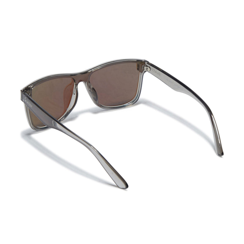 Glassy Chad Premium Polarized Sunglasses - Clear Grey/Teal