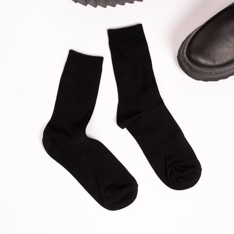 Her socks in Black