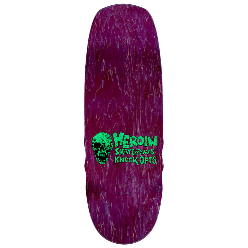 Heroin Swampy Knock Off Skateboard Deck - 10.60"