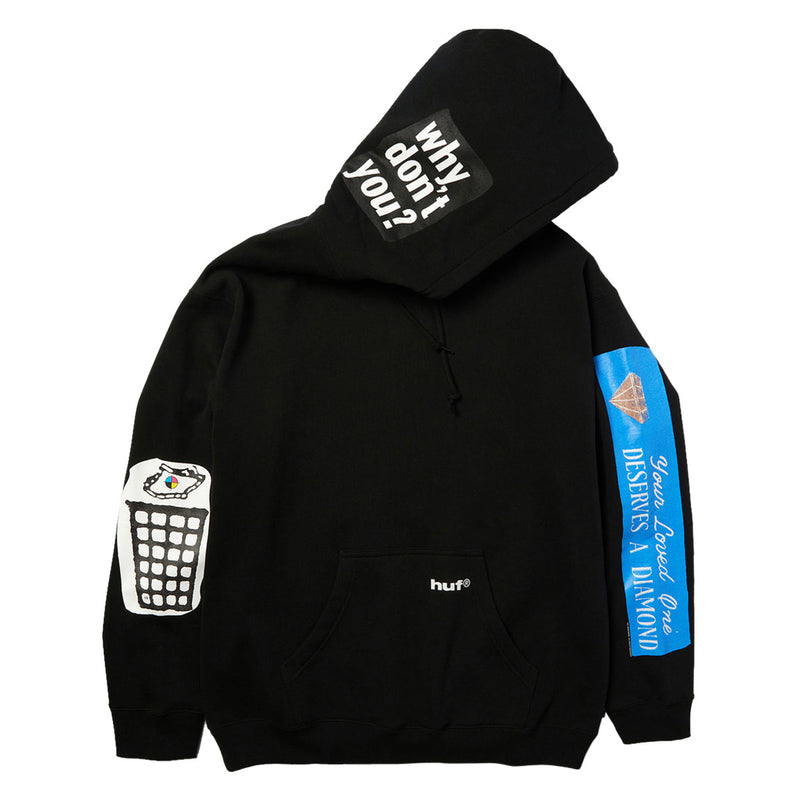 HUF Gimme The Loot Hoodie - Black