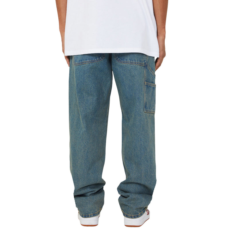 HUF Kinda Loose Double Knees Jeans - Dirty Wash