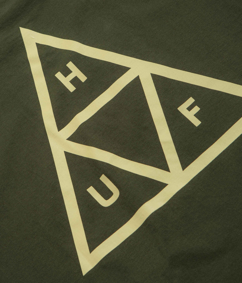 HUF Set TT Full Zip Hoodie in Hunter Green