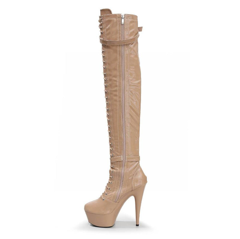 Lexx - Dark Tan Wet Look - Street Sole