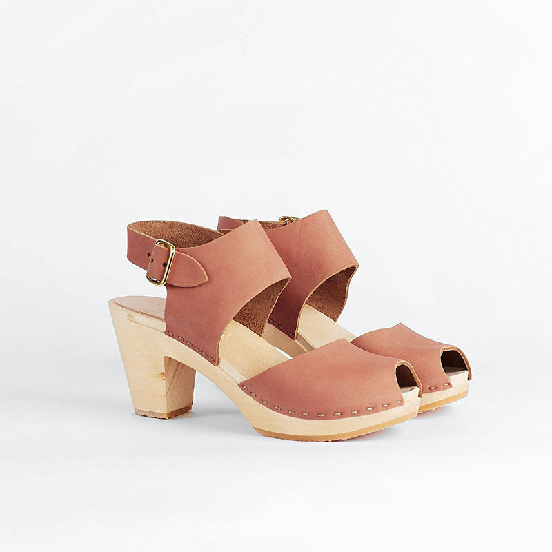 Miranda Peep Toe in Adobe