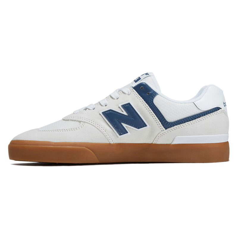 New Balance 574 Vulc Wide Shoes - Sea Salt/Blue