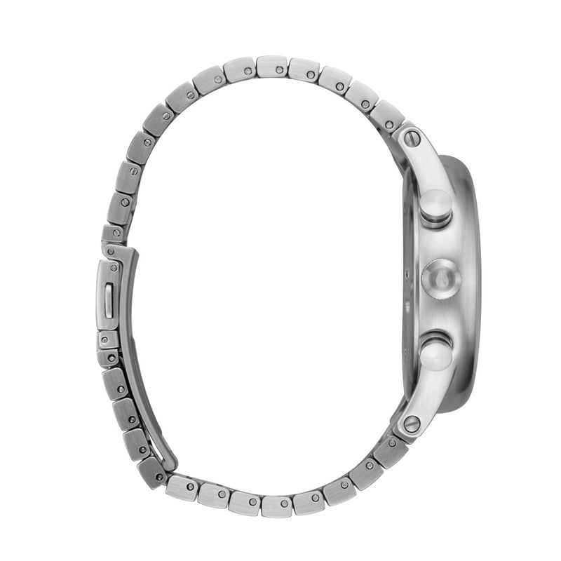 Nixon Station Chrono Watch - Silver/Indigo