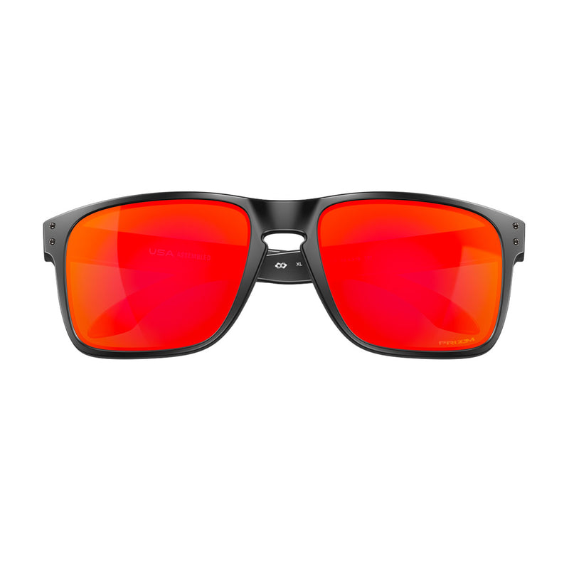 Oakley Holbrook XL Sunglasses - Matte Black/PRIZM Ruby Lens