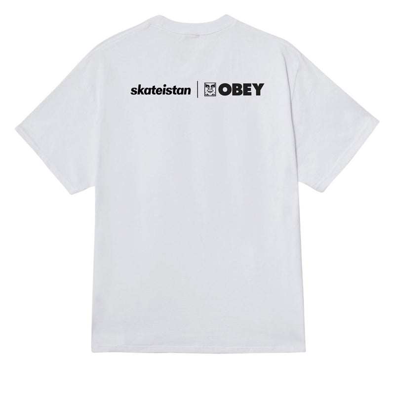 Obey Skateistan Photo T-Shirt - White