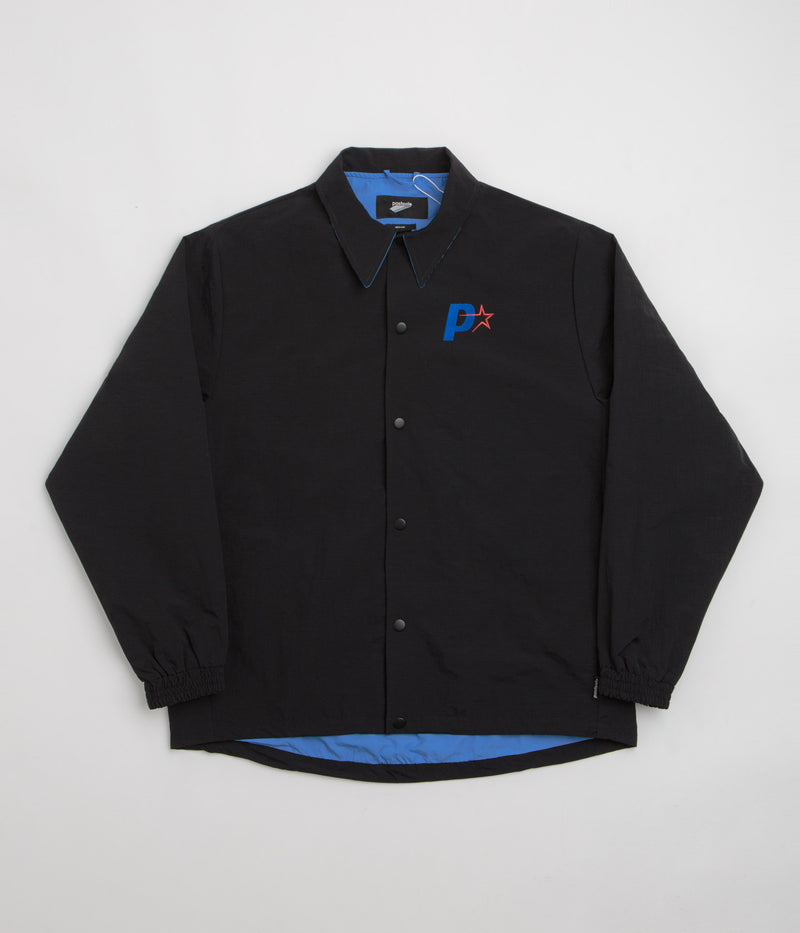 Pasteelo P Steelo Coach Jacket in Black