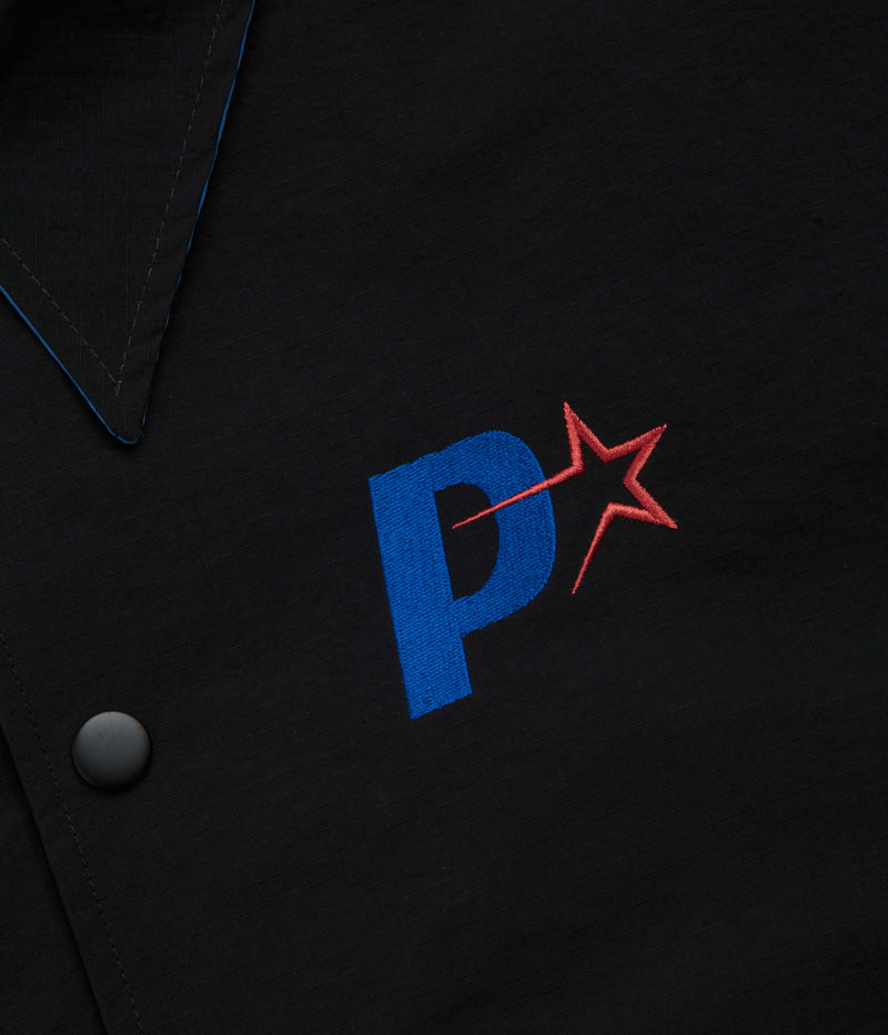 Pasteelo P Steelo Coach Jacket in Black