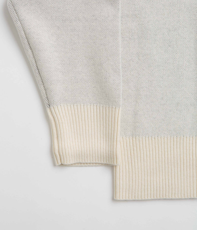 Pawa Speed Sports Skeleboy Knit Sweatshirt in Off White