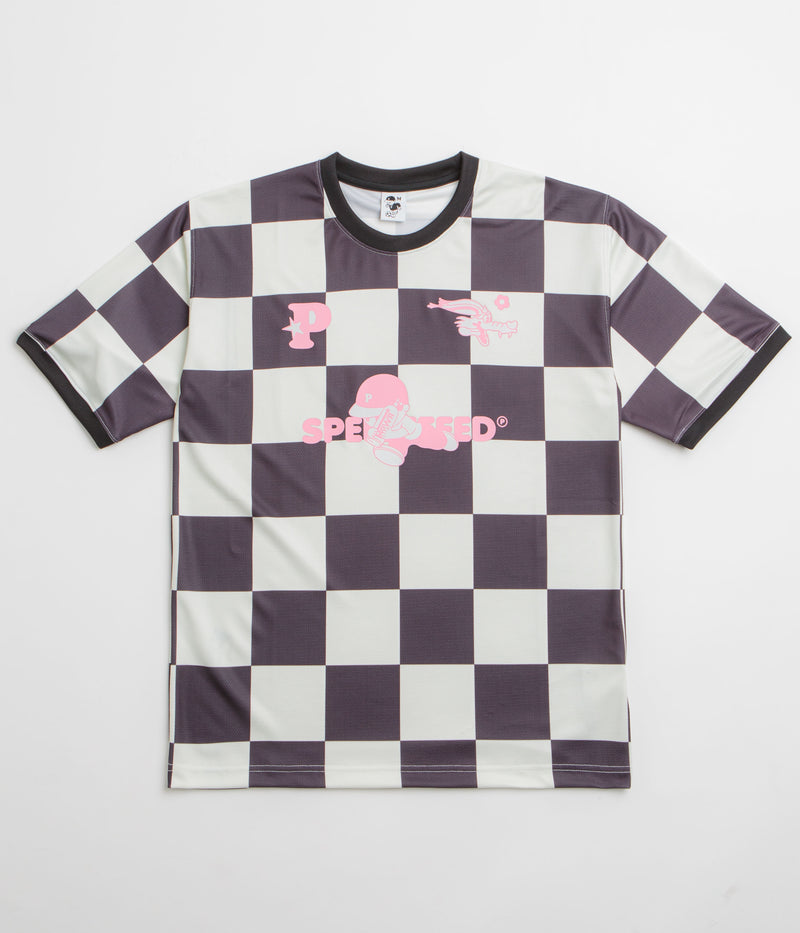 Pawa Speed Sports Speed Football Shirt in Plum and White