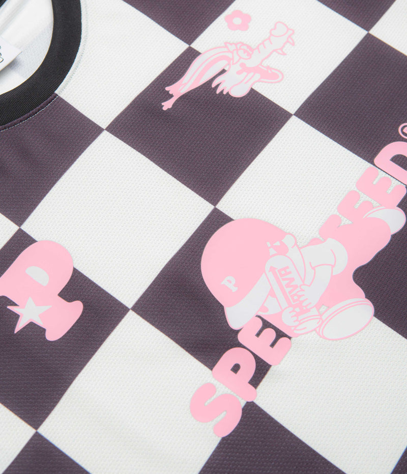 Pawa Speed Sports Speed Football Shirt in Plum and White