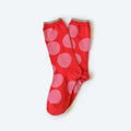 Polka Dot Socks in Red