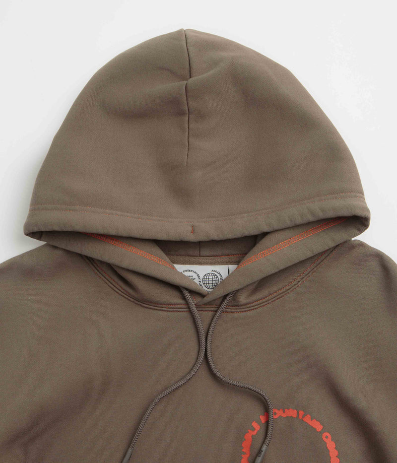 Purple Mountain Observatory Corona Hoodie in Mushroom