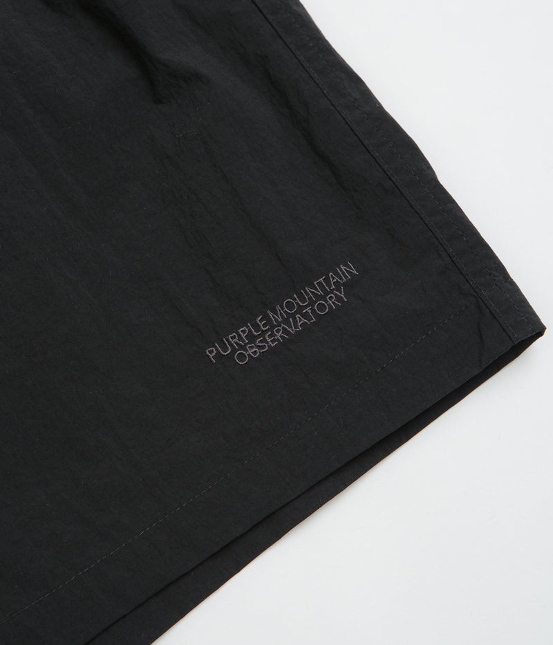 Purple Mountain Observatory Track Shorts in Black