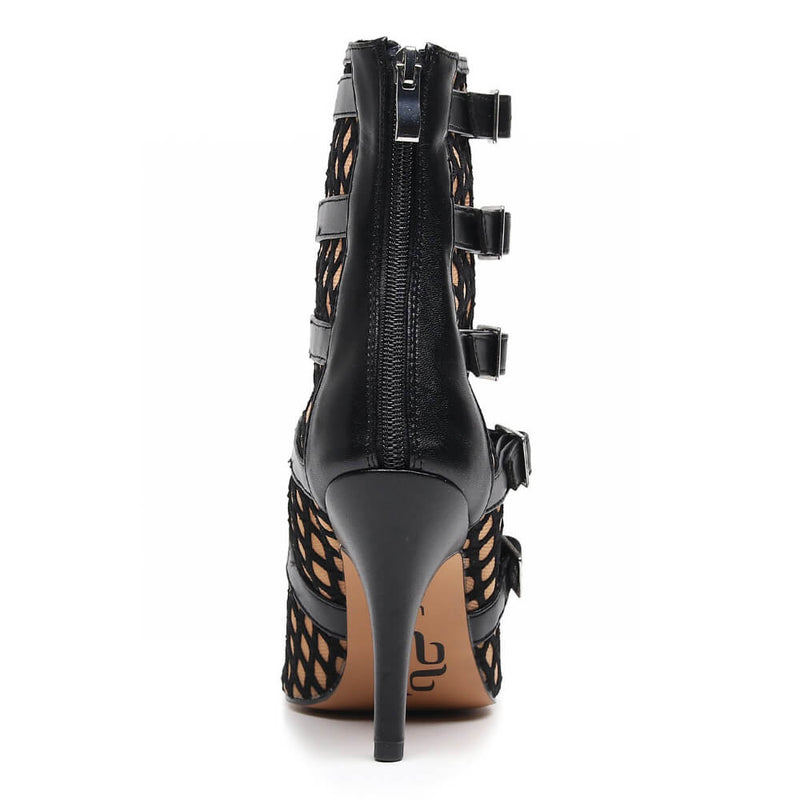 Riley - Black With Nude - Street Sole