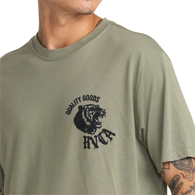 RVCA Big Cat T-Shirt - Army