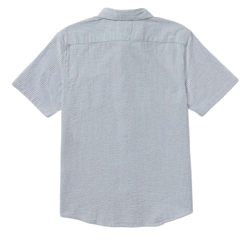 RVCA Thatll Do Seersucker Shirt - Vintage Navy
