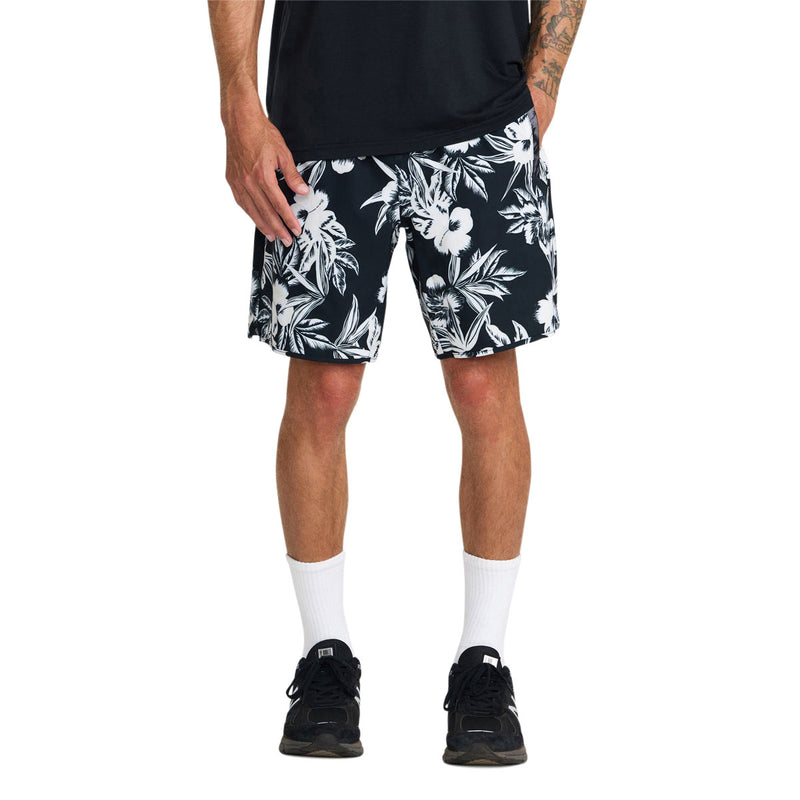RVCA Yogger Stretch Hawaii 17" Shorts - Black