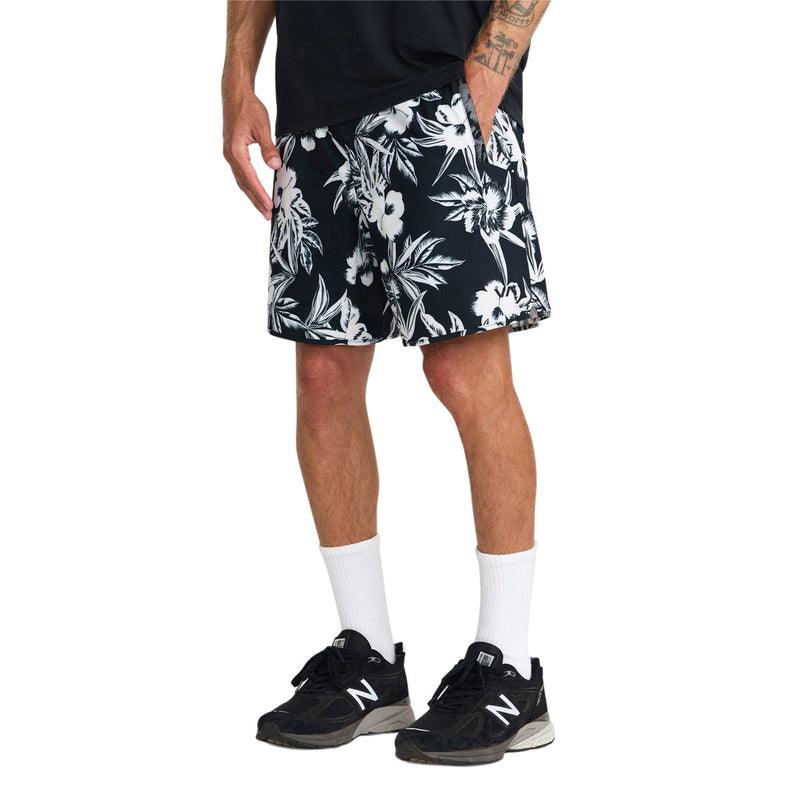 RVCA Yogger Stretch Hawaii 17" Shorts - Black