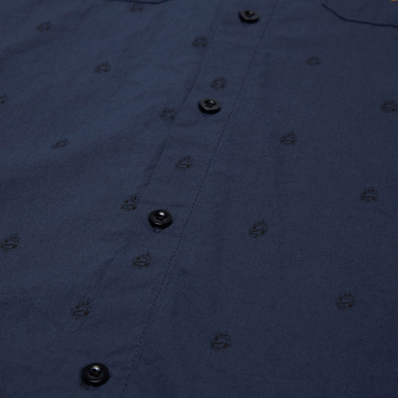 Santa Cruz Screaming Fire Shirt - Navy