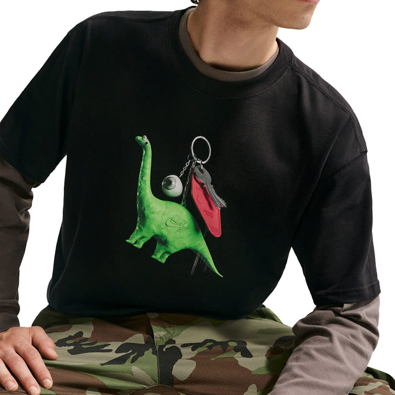 SB Dino Keychain T-Shirt - Black