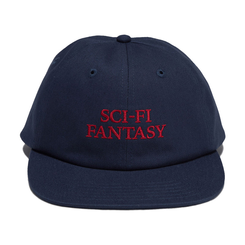 Sci-Fi Fantasy Herringbone Logo Hat - Navy