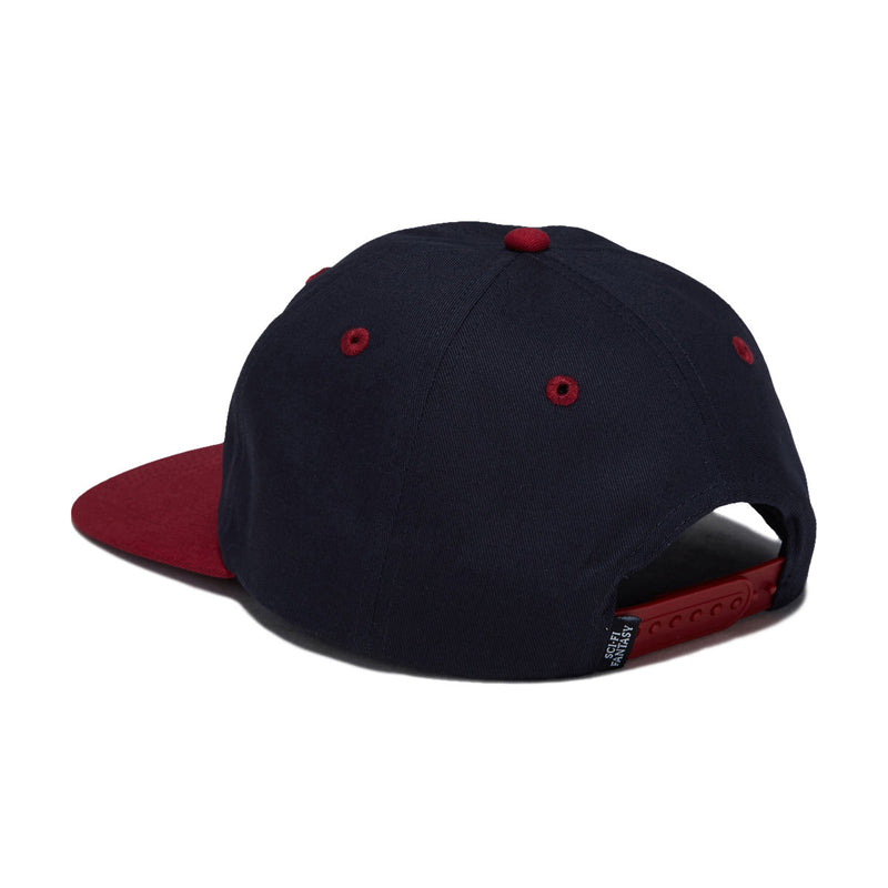Sci-Fi Fantasy Transit Hat - Navy/Deep Red