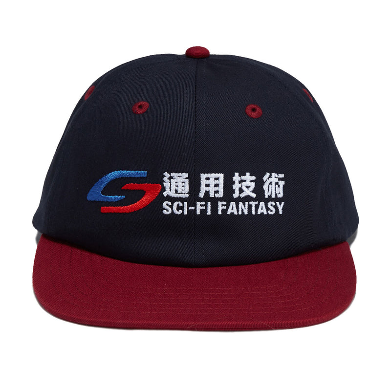 Sci-Fi Fantasy Transit Hat - Navy/Deep Red