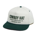 Sendero Cowboy Hat - Cream/Green