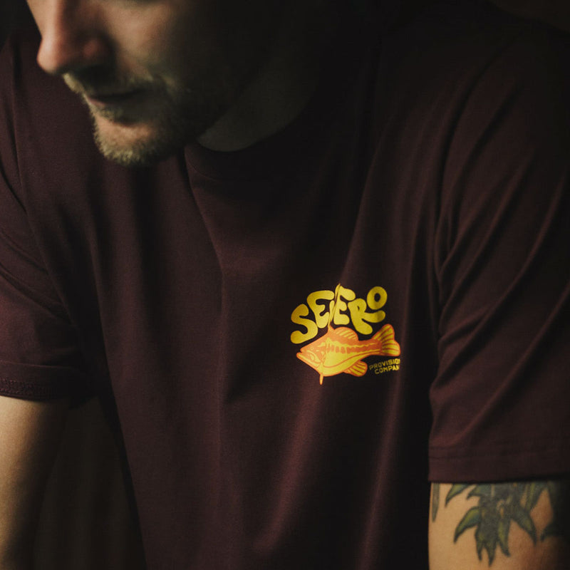 Sendero Lunker T-Shirt - Burgundy
