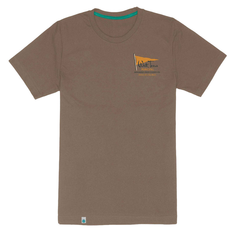 Sendero West Texas Municipal T-Shirt - Light Brown