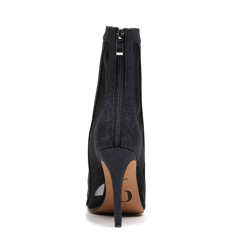 Sierra - Blue Glitter - Suede Sole