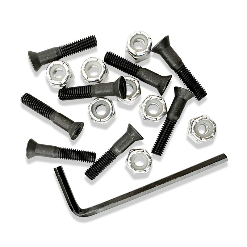 Slappy Allen Grip Tip Bolts Hardware - Black - 7/8"