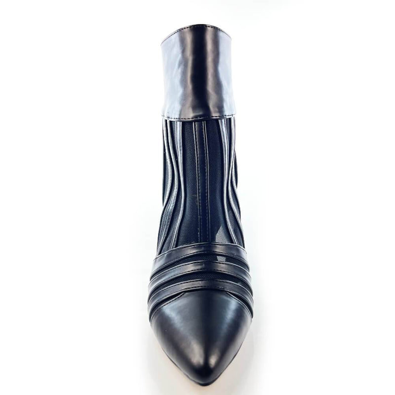 Snatched - Black Vegan Leather - Street Sole